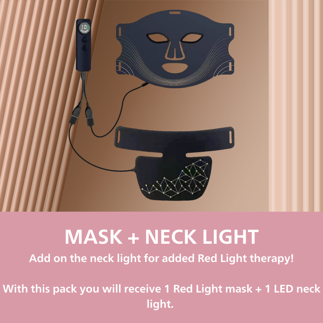 Premium LED Red Light + Infrared Face Mask