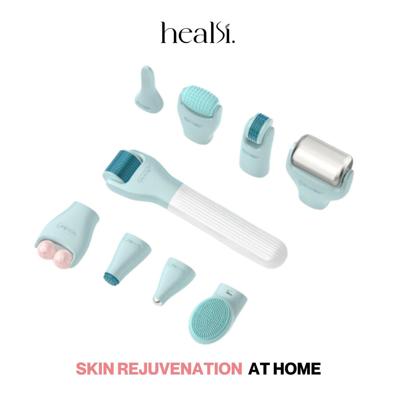 10 in 1 Derma Roller Skin Rejuvenation Wand