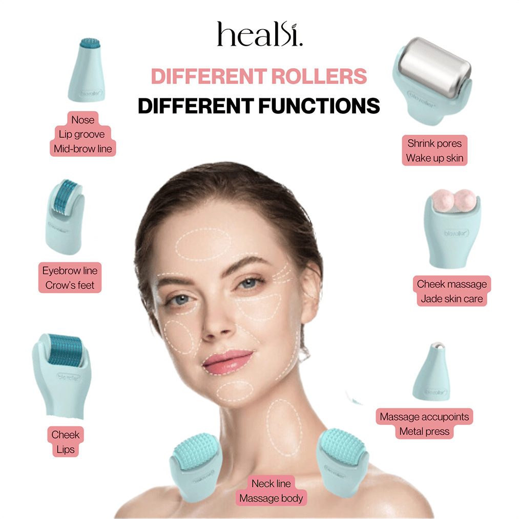 10 in 1 Derma Roller Skin Rejuvenation Wand